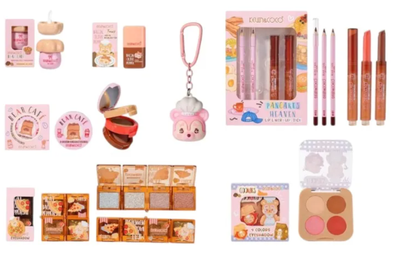Kevin & Coco Bear Cafe Makeup Set - productos individuales