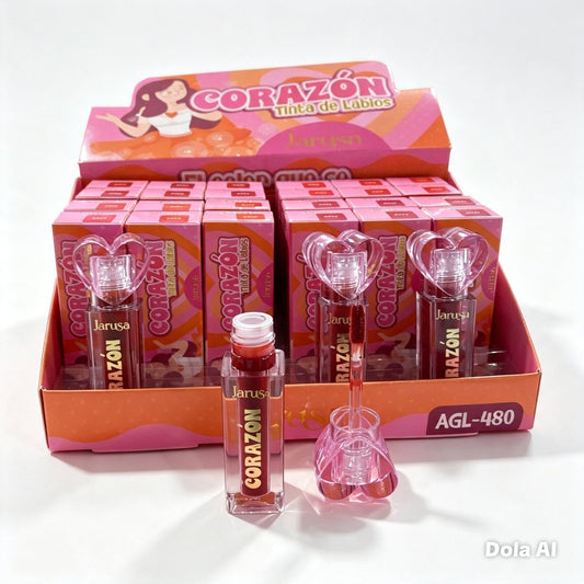 AGL480 TINTA CORAZÓN ( TINTA EFECTO GLOW) JARUSA