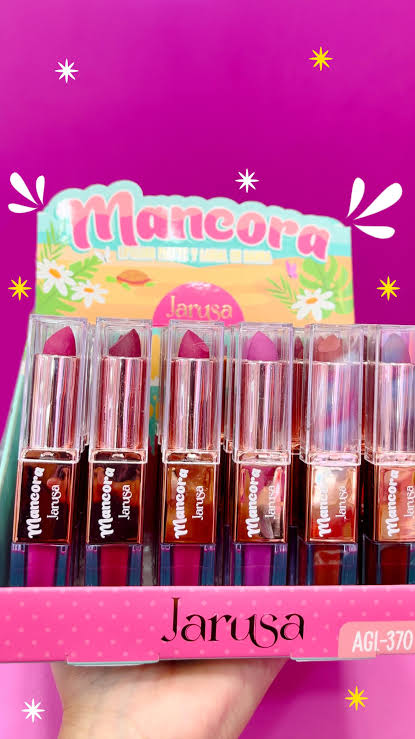 AGL370 MÁNCORA LIPGLOSS MATTE Y LABIAL EN BARRA JARUSA
