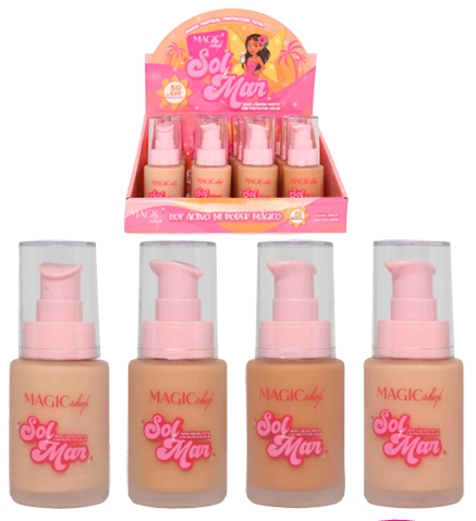 MS027 BASE LIQUIDA MATTE CON PROTECTOR SOLAR MAGIC SHOP