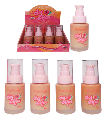 MS027B BASE LIQUIDA MATTE SPF MAGIC SHOP