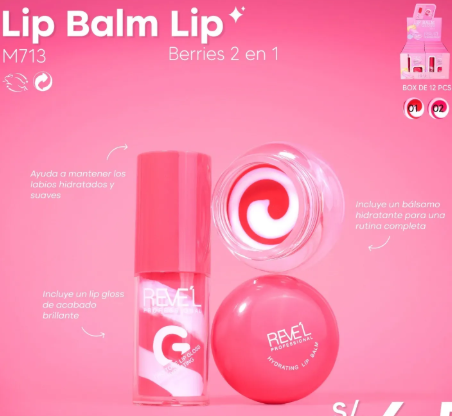 M713 LIP GLOSS & BALSAMO HYALURONIC REVEL