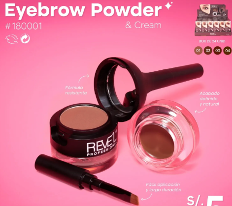 180001 GEL DE CEJAS EYEBROW POWDER REVEL