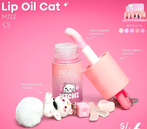 M722 LIP GLOSS MICHI LIP OIL REVEL