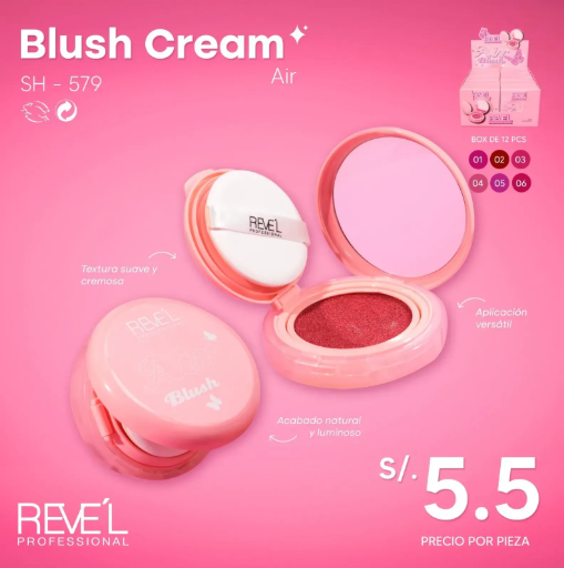 SH579 BLUSH CREAM AIR REVEL