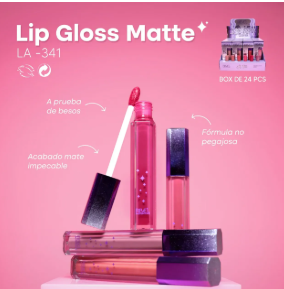 LA341 LIP GLOSS MATTE + TESTER REVEL