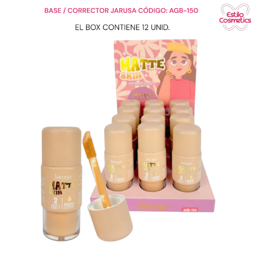 AGB150 MATTE SKIN BASE Y CORRECTOR JARUSA