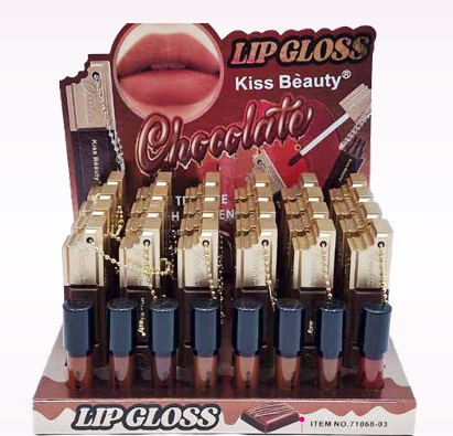 7106803 LIP GLOSS VELVET CHOCOLATE KISS BEAUTY
