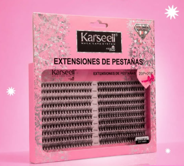 MK2874DX PESTAÑAS PARA MANIQUI KARSEELL 20P + 30P