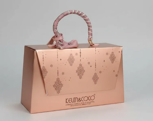 Kevin & Coco Set Maquillaje Profesional Con Estuche Cartera