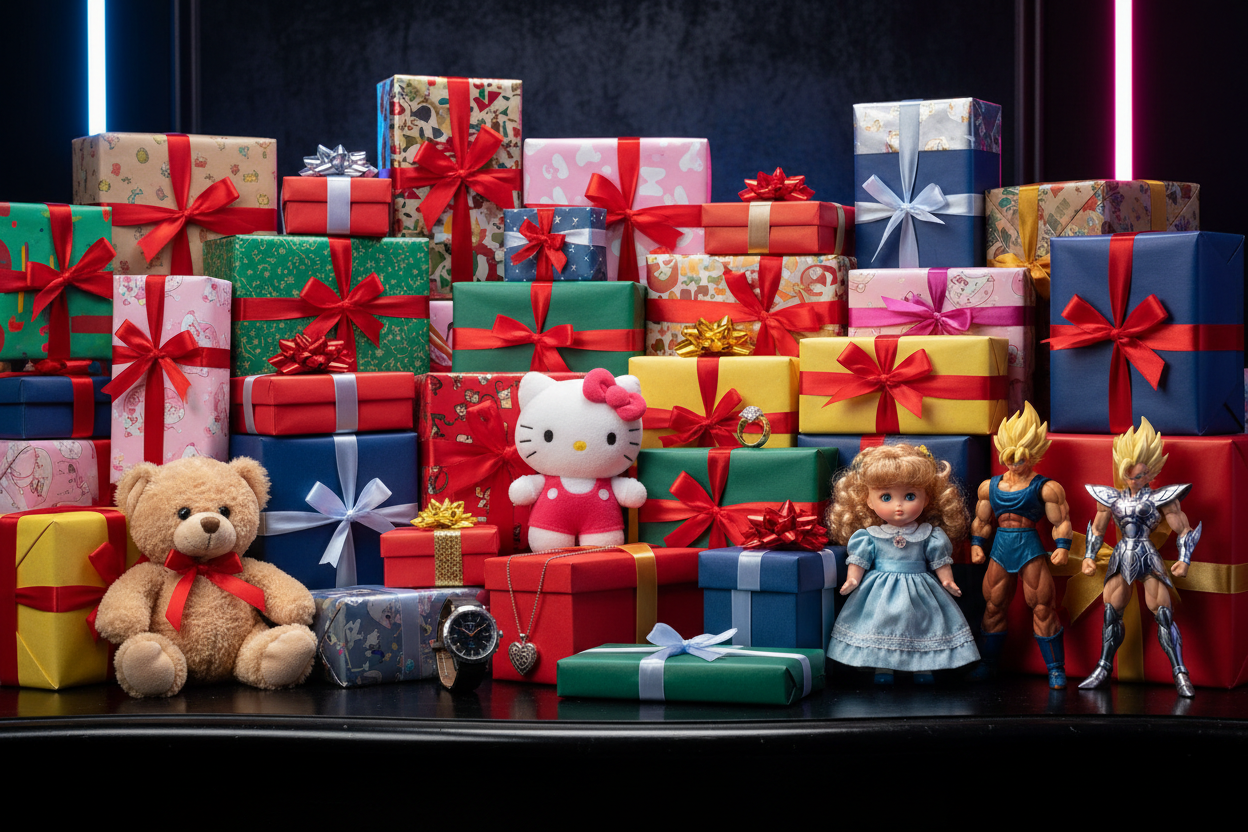 Banner completo con regalos para toda la familia