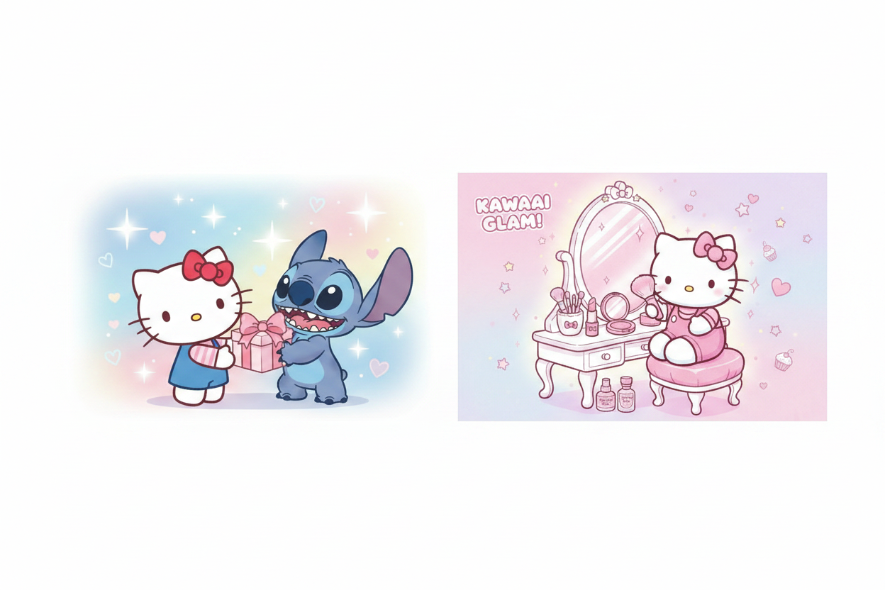 Banner de bienvenida Hello Kitty