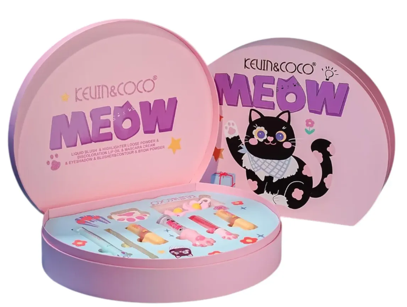 Set maquillaje Kevin & Coco MEOW - vista detalle productos